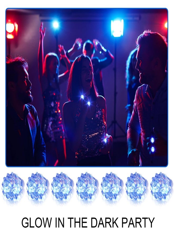 LACGO 12 PCS Halloween LED Flashing Finger Toys - Blinking Bumpy Finger Toys Finger Light Adult Novelty Favor Glow up Flashing Finger Gift for Easter Party Birthday Classroom Prizes(Blue) - Image 2