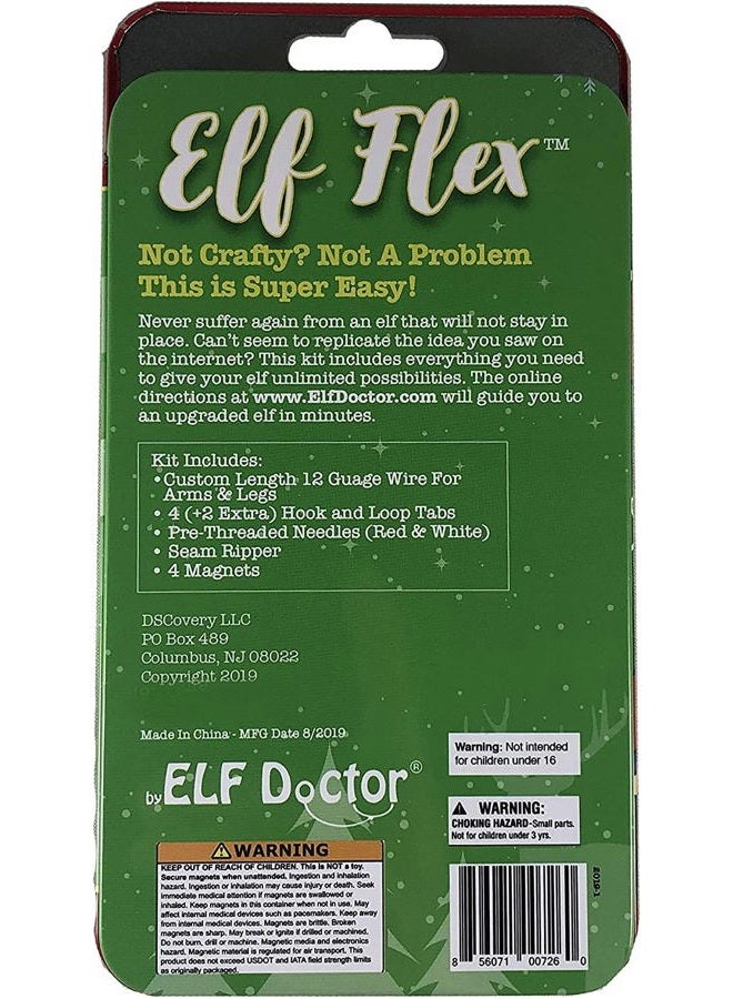 Elf Doctor Flex Upgrade Kit: Make Your Elf Amazing! This Kit Will Make Your Elf Flexible and Bendable! You Will Be Able to Bend, Grip, Stick, and Hang - Image 3