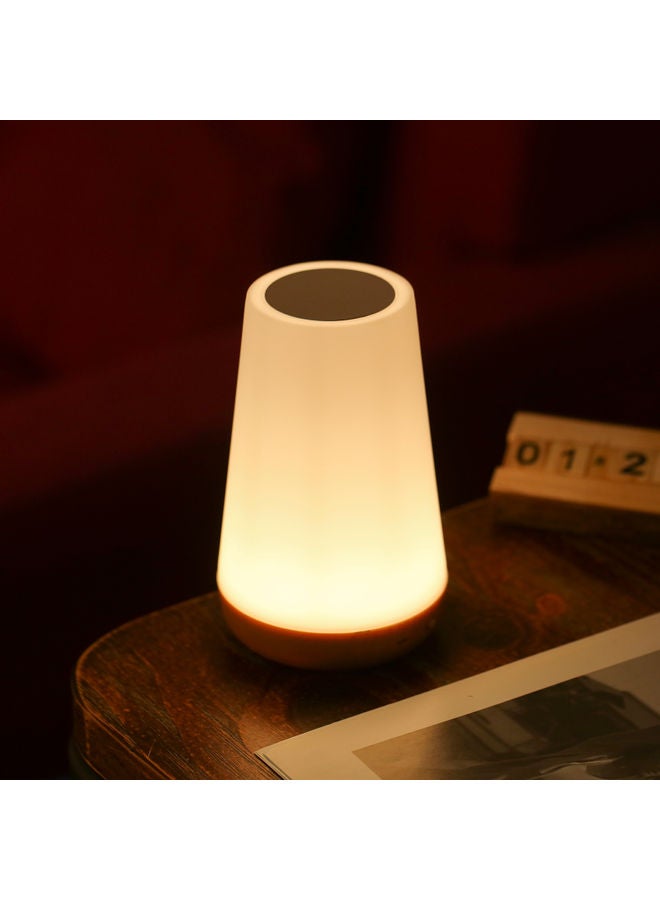 Touching Control Table Lamp with Colourful Changing Light Beige/White - Image 2