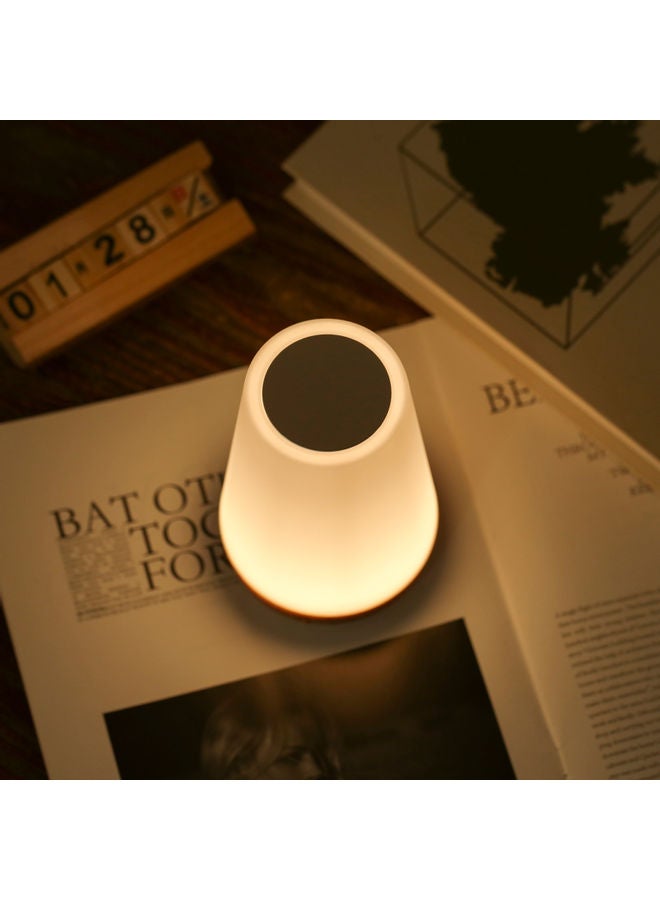 Touching Control Table Lamp with Colourful Changing Light Beige/White - Image 4