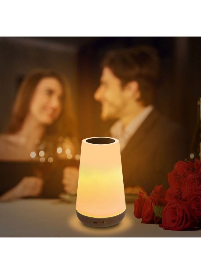 Touching Control Table Lamp with Colourful Changing Light Beige/White - Image 5