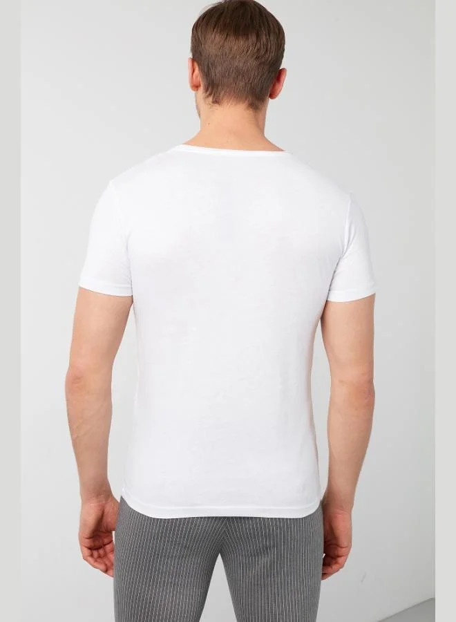 Buratti  Buratti Cotton Slim Fit Crew Neck Printed 3-Pack T Shirt Men's T-SHIRT 541S31 for Men | Best Price UAE