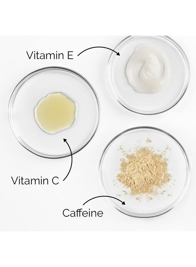 بيور ريسيرش كريم للعين بالكافيين لمكافحة الشيخوخة، والهالات السوداء، والانتفاخات. علاج رائع لبشرة أسفل العين وشد الوجه، وعلاج لشد العين للرجال والنساء، 1.7 أونصة - Image 2