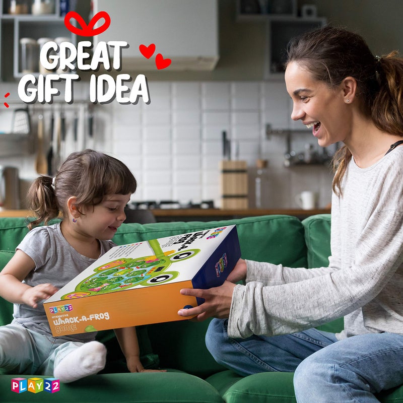 Play22 Toys for 2 3 4 5 Year Old - Toddler Toys Age 2-4, Whack A Frog Game, Baby Toy Gifts for Early Developmental Learning, Birthday Gift for Toddler Boy Toys - Image 2