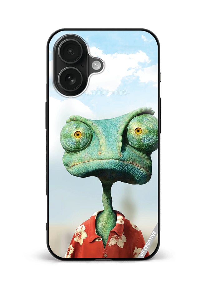 Protective Case Cover For Apple iPhone 16 Alien Design Multicolour