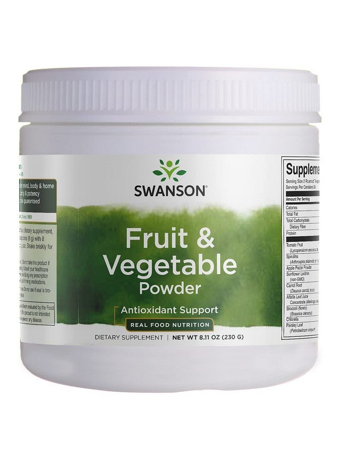 Swanson Greens Fruit & Vegetable PWD 8.11 OZ - Image 1