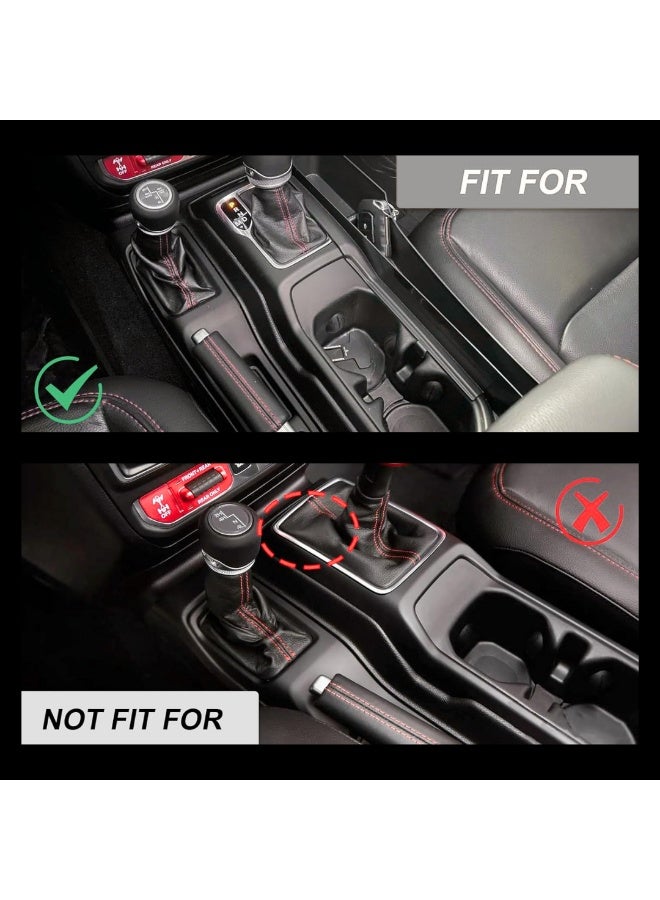 MOTOR FIT Interior Carbon Fiber Trim Set Compatible with Jeep Wrangler JL 2018–2025 | Dashboard Center Console Cover & Window Switch Button Covers - Image 4