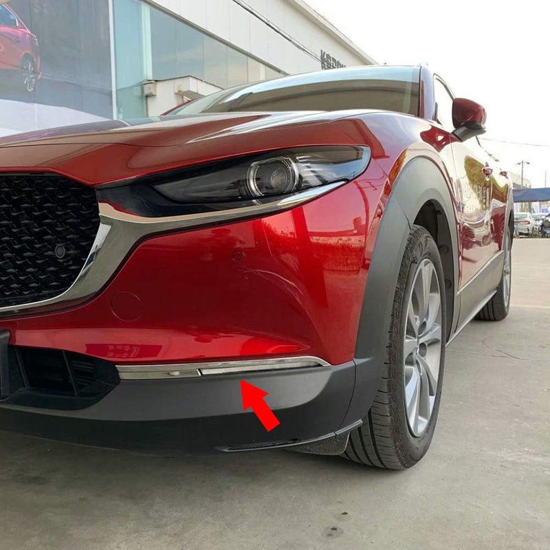 غطاء مصابيح الضباب الأمامية من Beautost لمازدا CX30 2020 2021 2022 2023 2024 2025 مع حواف كروم