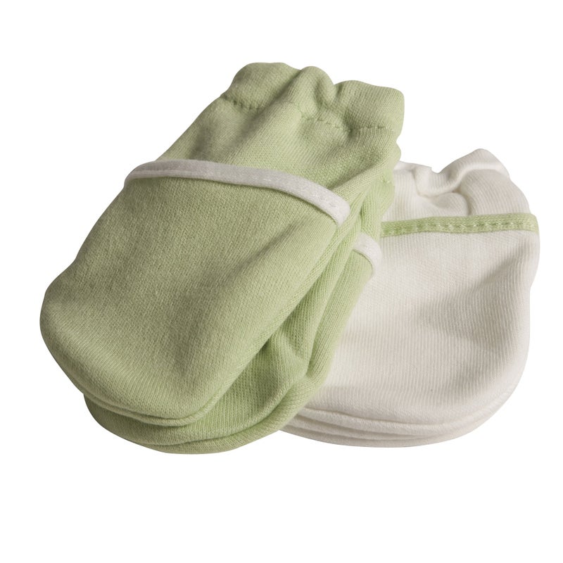 Safety 1st No Scratch Mittens, Green - Image 1
