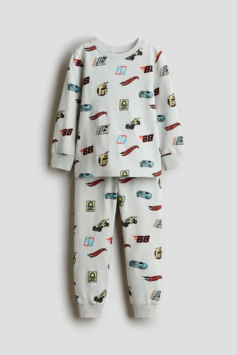 H&M Printed cotton jersey pyjamas
