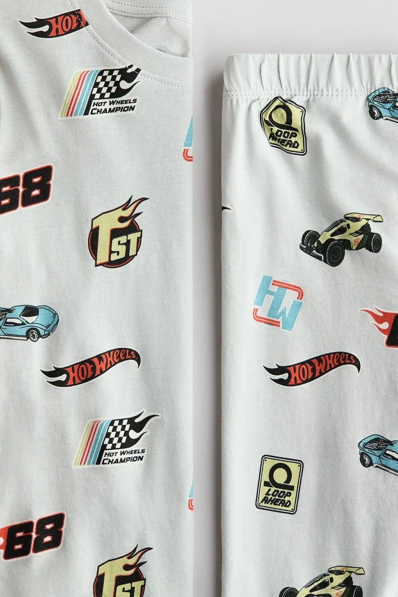 H&M Printed cotton jersey pyjamas