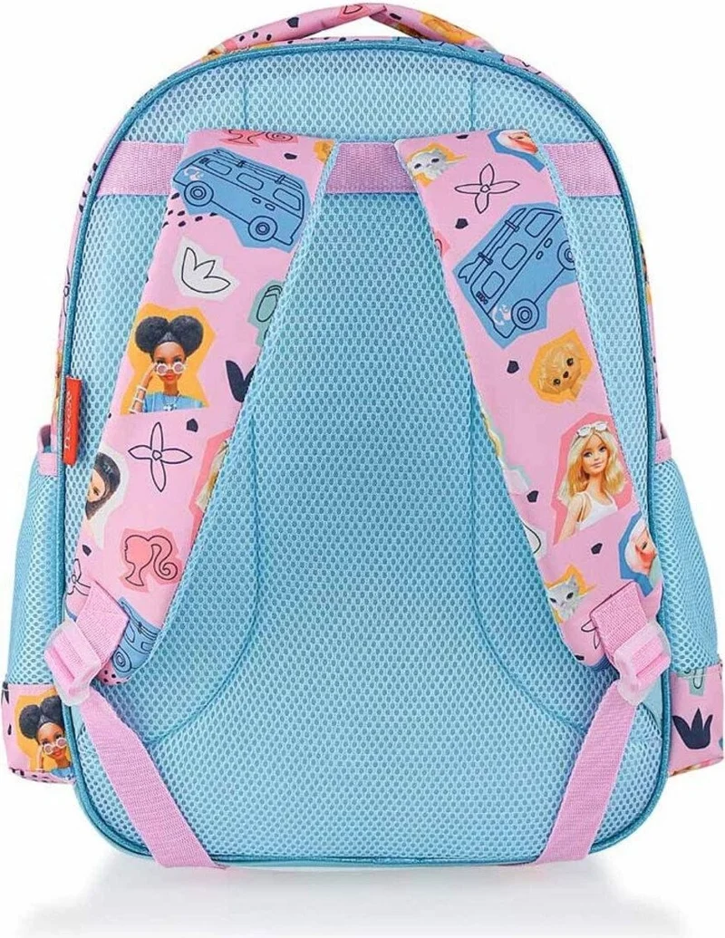 Barbie Primary School Bag Due Fun In The Sun School Set (4 Pieces)