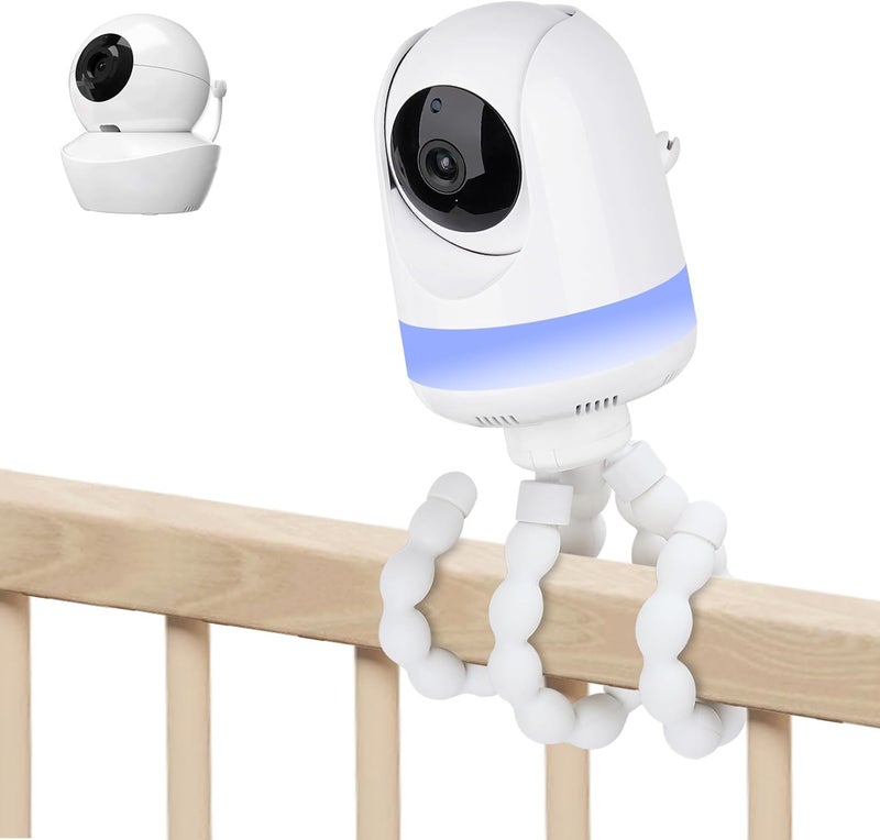 wochel Adjustable Baby Monitor Mount for Babysense Max ViewHDS2V43V24RVBM55TX Video Baby Monitor No Drilling Flexible NonSlip Baby Monitor Stand Tripod Baby Camera Bracket Without Wall Damage - Image 1