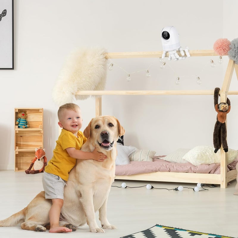 wochel Adjustable Baby Monitor Mount for Babysense Max ViewHDS2V43V24RVBM55TX Video Baby Monitor No Drilling Flexible NonSlip Baby Monitor Stand Tripod Baby Camera Bracket Without Wall Damage - Image 5