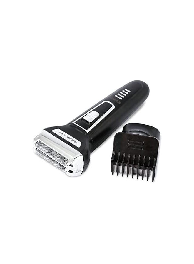 Kemei Km-6558 3X1 Rechargeable Multi Function Shaver Black - Image 2