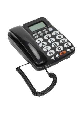 Corded Standard Phone with Answering System and Caller ID, Desk Telephone, Caller ID Large Buttons Tilt Display, Corded Landline, for Home Office Hotel Rooms, Clear Call Quality, Classic Design - pzsku/Z46ECEB3A26BB1B489FCAZ/45/_/1730270489/5d58fd9d-7c66-4e5e-b52b-1989040edee0
