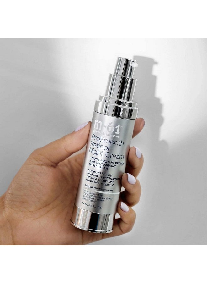 m-61 ProSmooth Retinol Night Cream - Advanced firming, brightening and hydrating 0.7% retinol and antioxidant night cream with vitamin C - Image 3
