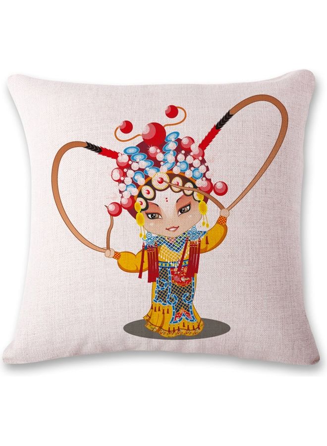 Thick Cotton Linen Decorative Pillowcase Multicolour