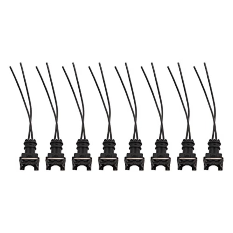 Fuel Injector Connector Wiring Plug Clips EV1 8 with Cut Splice, Fit for ANY RC, EV1 Fuel Injectors - Image 1
