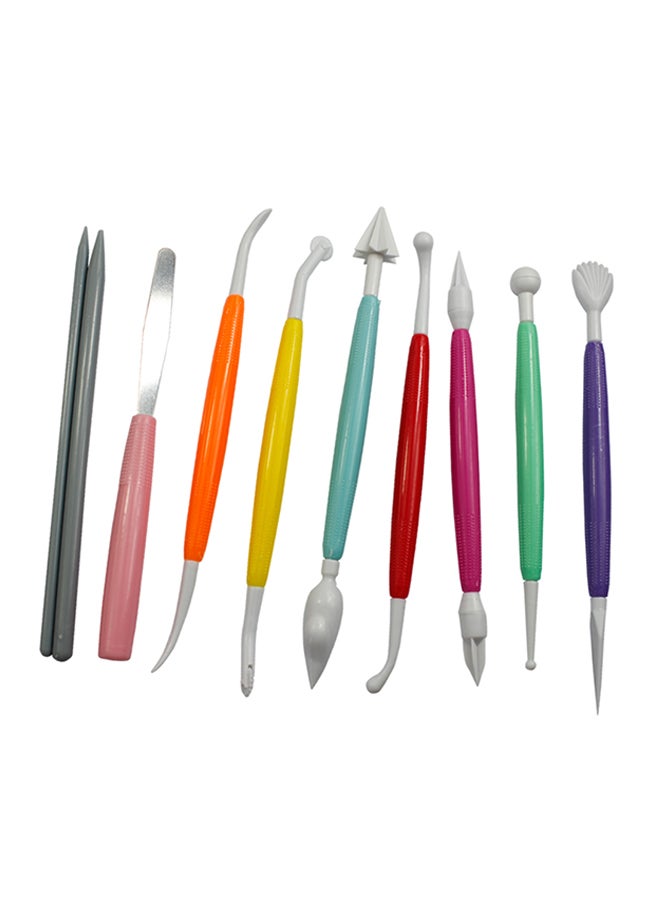 facemile 10 Piece Cake Decorating Tool Kit Multicolour 18centimeter - Image 2