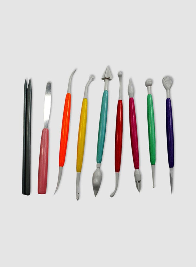 facemile 10 Piece Cake Decorating Tool Kit Multicolour 18centimeter - Image 1