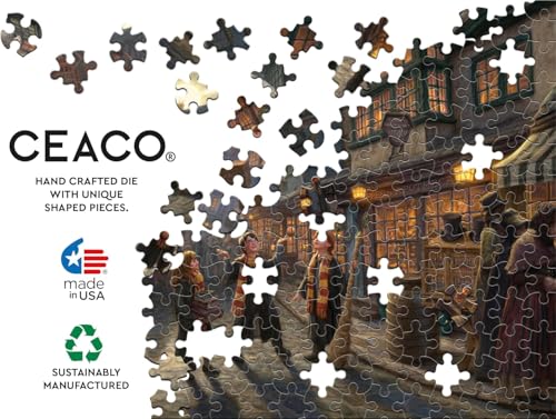 Ceaco سيكو - توماس كينكيد - هاري بوتر - قلعة هوغوورتس - 1500 قطعة لغز - Image 5