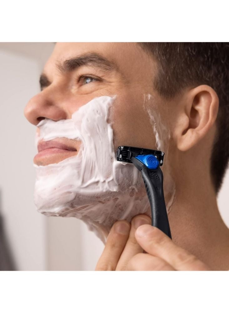 بيك ماكينة حلاقة بيك هايبر ثلاث فليكس – نظام حلاقة دقيق بأربع شفرات قابلة للتبديل - Image 5