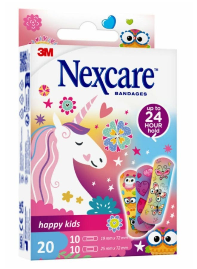3M Nexcare Happy Kids Plasters Magic Assorted 20'S - Image 3