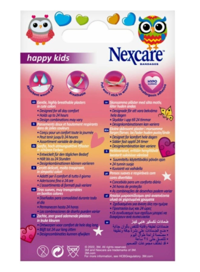 3M Nexcare Happy Kids Plasters Magic Assorted 20'S - Image 2