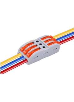 Wozlo Quick Cable Splicing Device Connector - Triple Open Close Locking Cable Joint Terminal - 10 Pcs  - Image 1