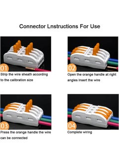 Wozlo Quick Cable Splicing Device Connector - Triple Open Close Locking Cable Joint Terminal - 10 Pcs  - Image 5