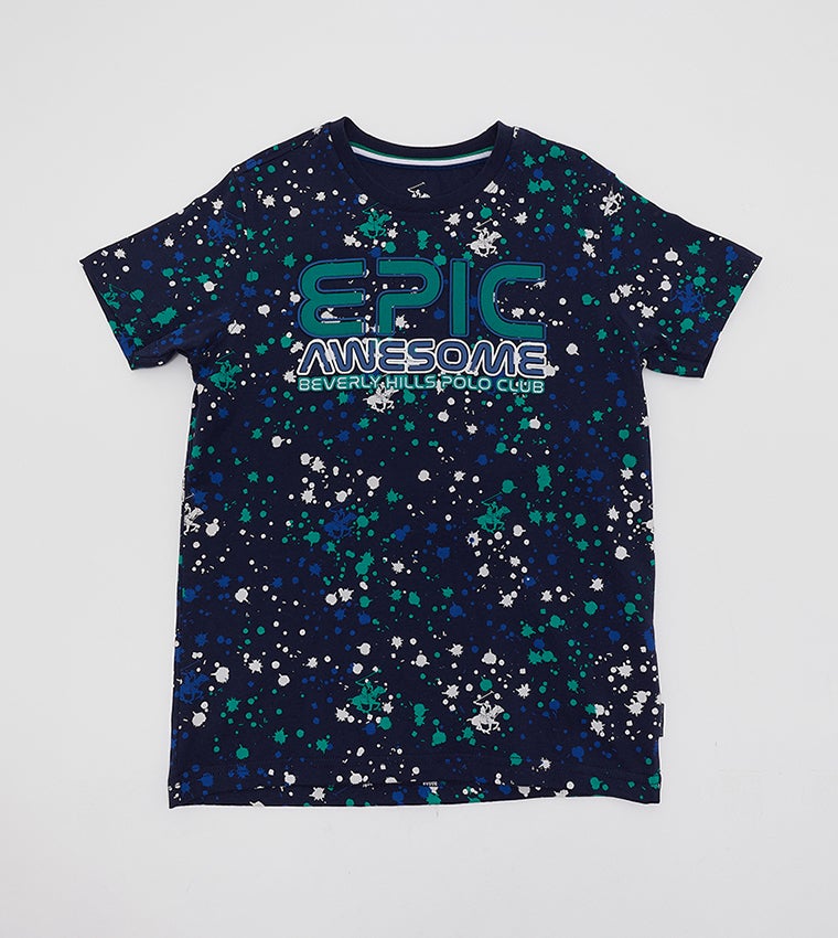 بيفرلي هيلز بولو كلوب تيشيرت مطبوع للأطفال