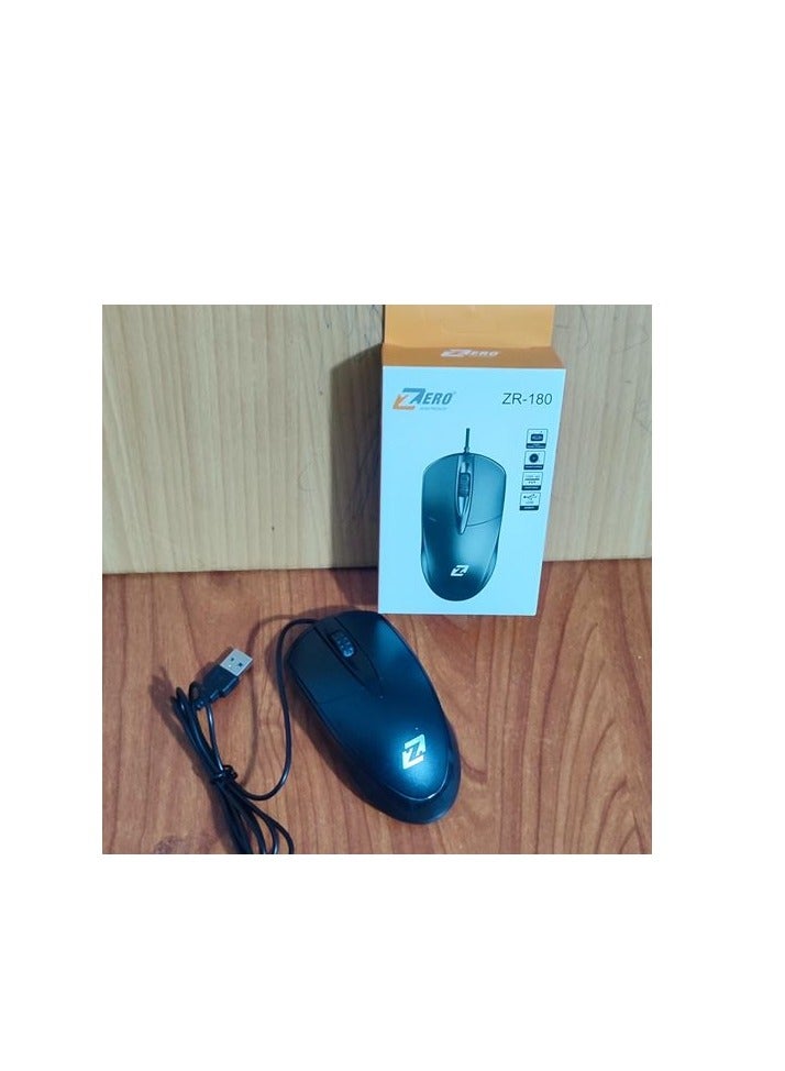 زيرو Zero ZR-180 Wired Mouse for Computer - Image 2