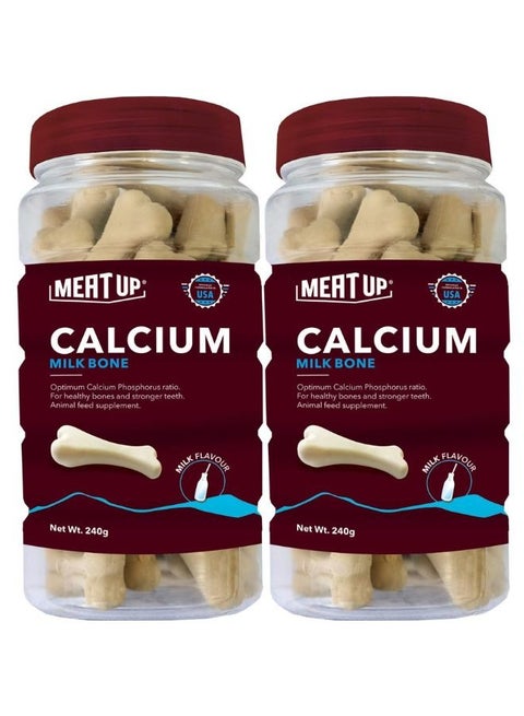 Calcium Bone Dog Treat (Buy 1 Get 1) 2 x 240g