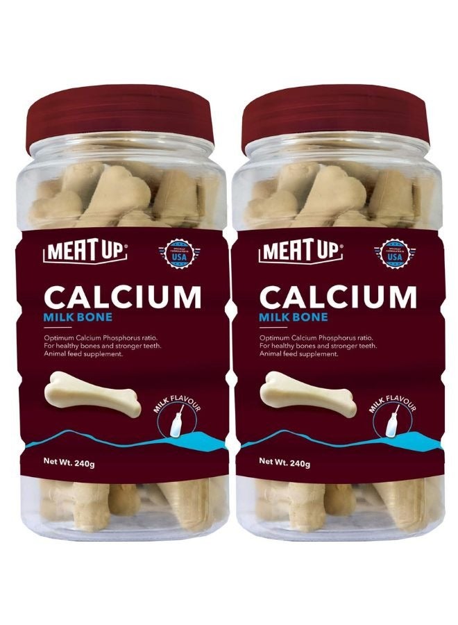 Calcium Bone Dog Treat (Buy 1 Get 1) 2 x 240g