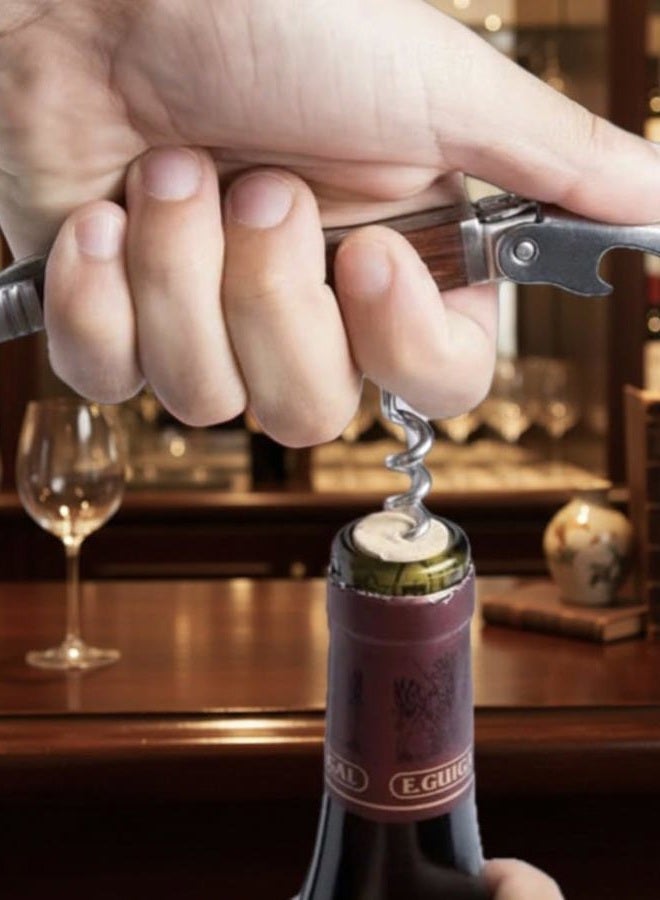Franmara Laguiole Waiter's Corkscrew With Rosewood Handle - Image 2