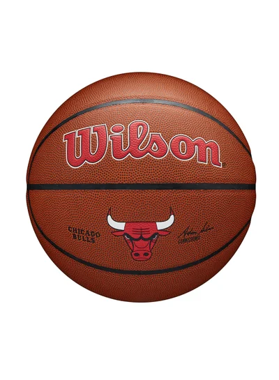 Wilson NBA Team Alliance Basketball Chicago Bulls - Size 7 for +12 years old and Adults - Brown