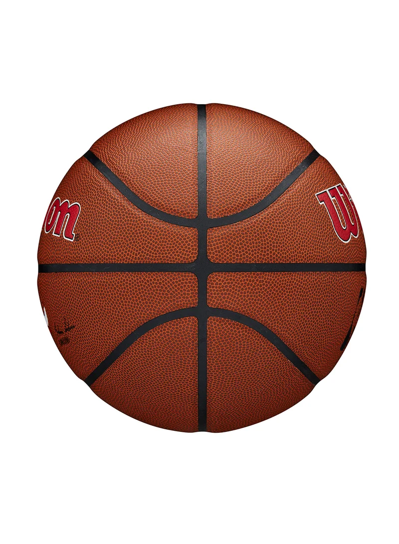Wilson NBA Team Alliance Basketball Chicago Bulls - Size 7 for +12 years old and Adults - Brown