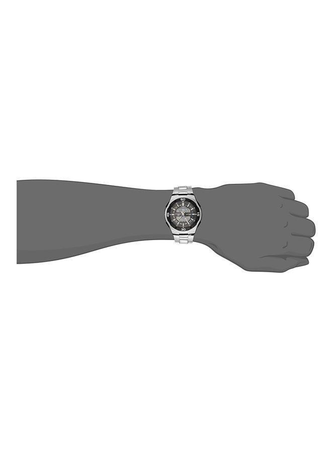 CASIO Men Stainless Steel Analog/Digital Quartz Watch AQ164WD-1AV - Image 2