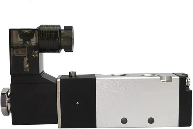 AC110V 4mm التركيبات 2 موضع 5 اتجاه صمام كهرومغناطيسي هوائي إلكتروني DC12V DC24V AC220V AC110V AC36V - Image 4