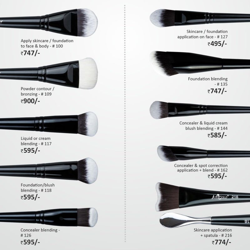 JUST GOLD Justgold Professional Makeup Brush (135) - Image 4