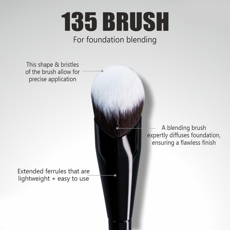 JUST GOLD Justgold Professional Makeup Brush (135) - Image 3