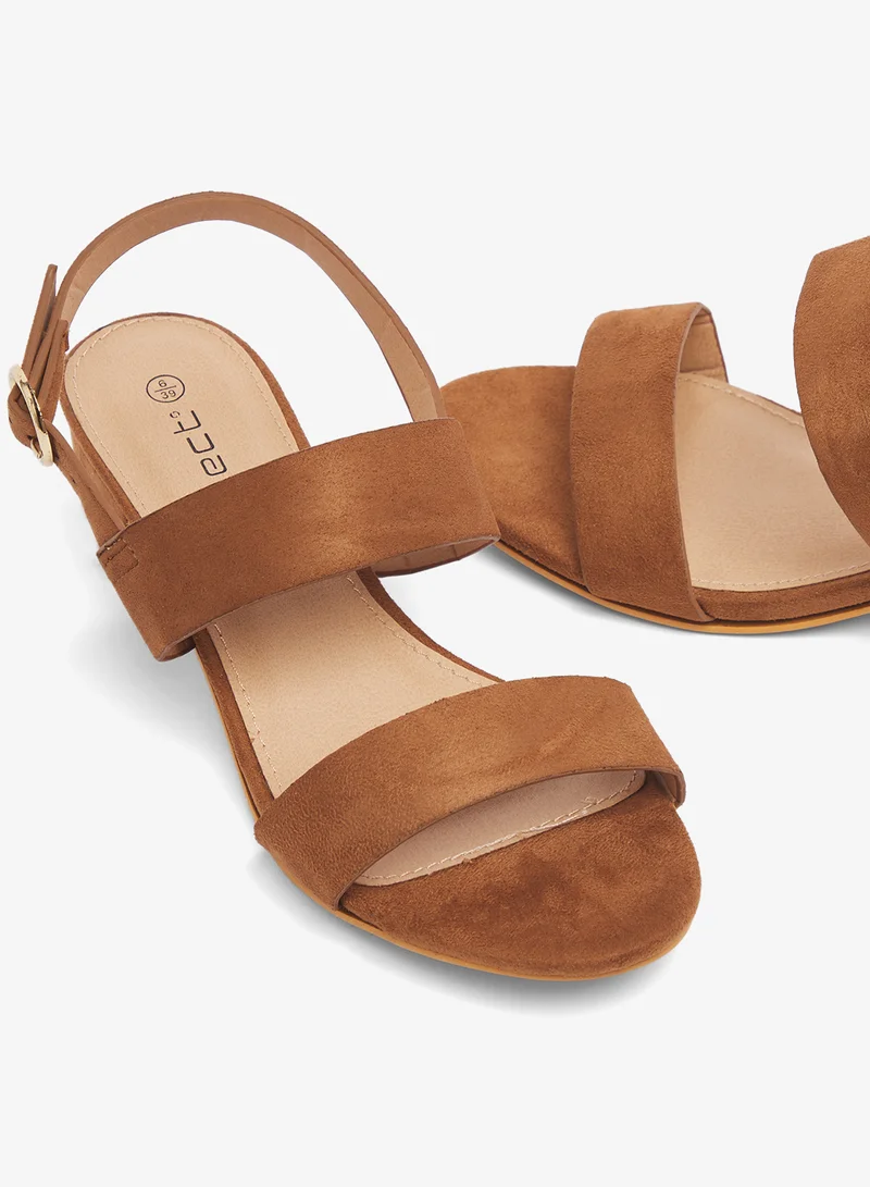 سافانا كولكشن صندل مسطح بكعب منخفض