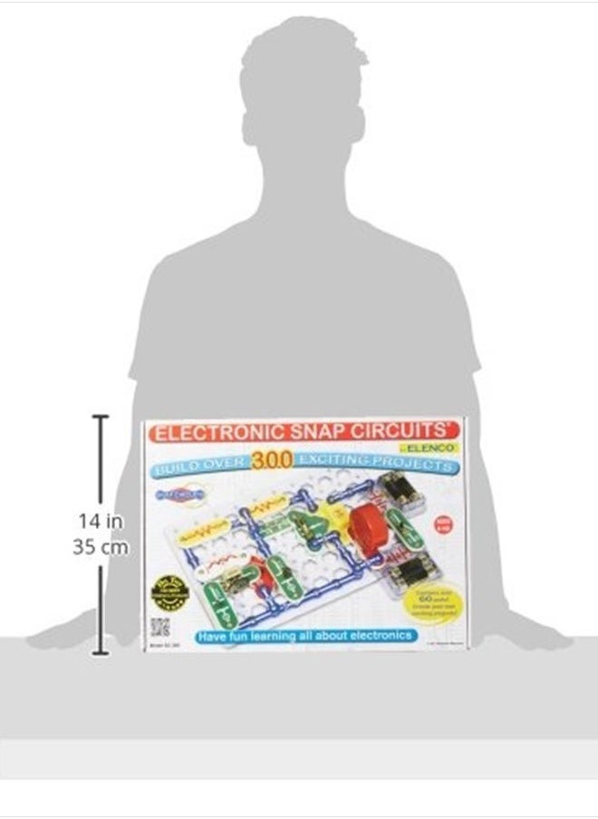 Snap Circuits Classic SC-300 Electronics Exploration Kit | Over 300 Projects | Full Color Manual Parts | STEM Educational Toy for Kids 8+ 2.3 x 13.6 x 19.3 inches  - Image 3