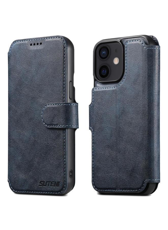 Suteni Case For iPhone 12 Q05 2-in-1 Multi-function Detachable Wallet MagSafe Phone Case - Image 1
