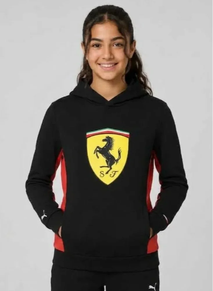 Scuderia Ferrari Scuderia Ferrari Kids Large Scudetto Hoodie