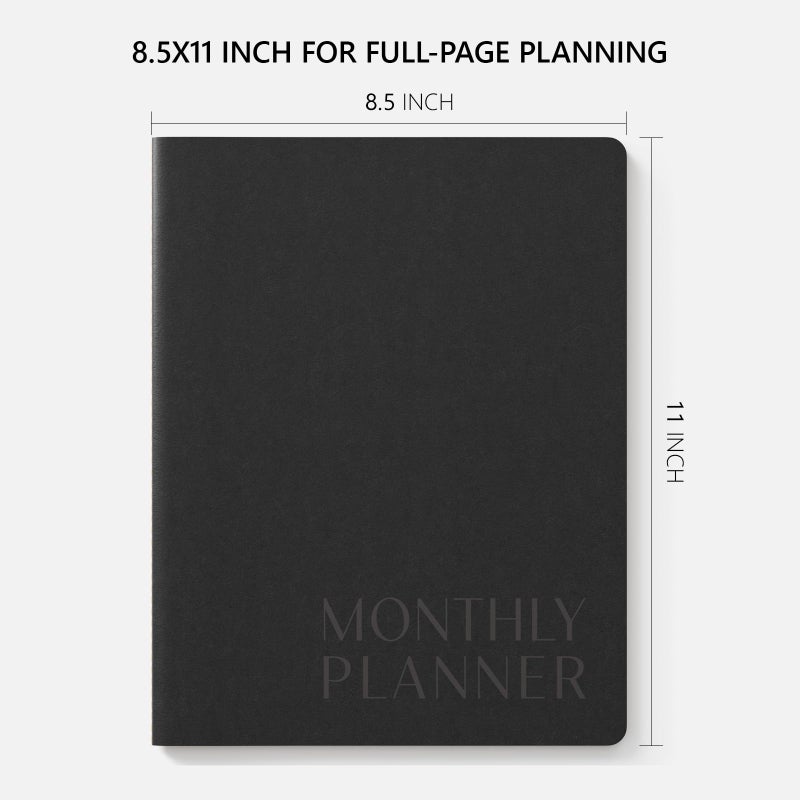 Jotsome Monthly Planner 2026-2027, Jotsome 16 Months Calendar Planner from March 2026 to June 2027, 8.5"x11", Stitched Binding, Soft Cover, Large Monthly Personal Planner for School Plan, Study and Schedule, Black - Image 5