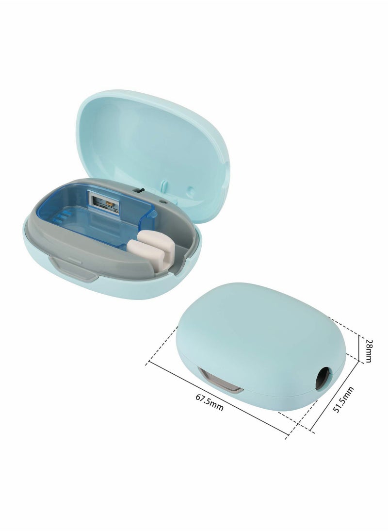 Generic - Portable Mini UV Toothbrush Sterilizer Case for Electric & Manual Brushes - Rechargeable Travel Cover for Home & Travel - Image 1