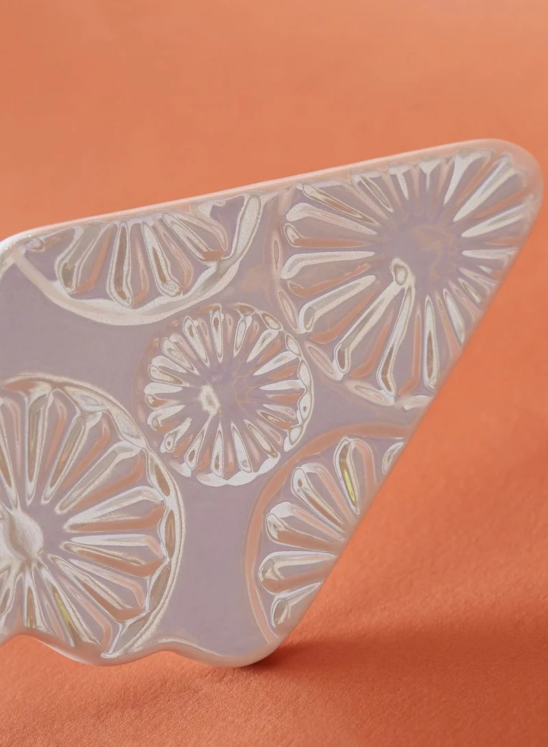 Anthropologie Home Aurora Pie Slice Server