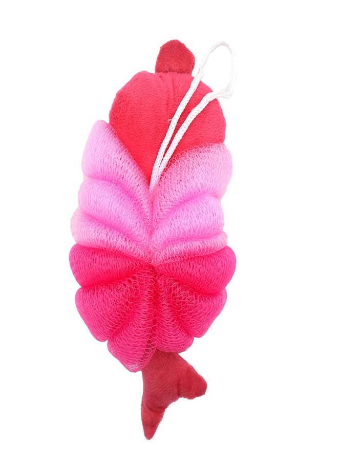 Ralcosuss Cute Unicorn Kids Bath Loofahs Balls for Baby Girls Boys Mesh Shower Ball Pouf Exfoliating Bath Sponge Body Cleaner Bath Accessories (Pink Mermaid) - Image 4
